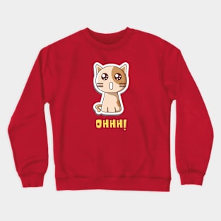 Cat Anime Crewneck Sweatshirt